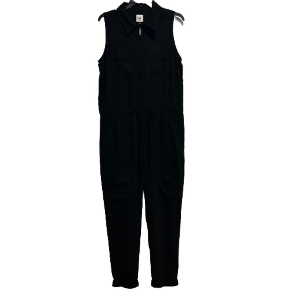 Cabi Black Caper Sleeveless Jumpsuit #5944 Women’s Size Medium